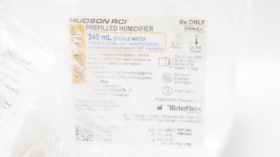 Teleflex RHP340U Hudson RCI Prefilled Humidifier 340mL